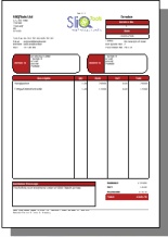 Professional Invoice Example